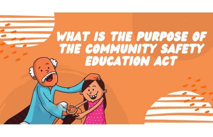 What Is The Purpose Of The Community Safety Education Act
